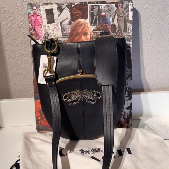 Coach 1941 X Chelsea Champlain Tattoo Bonnie Cashin Kisslock Sling Bag - Picture 11 of 16